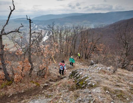 Alergare montana in Padurea Craiului treptele lui Czaran Traseul Deventului featured